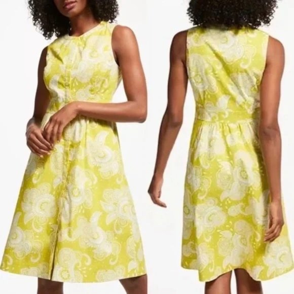 Boden Dresses & Skirts - Boden Leila Floral Paisley Button Down Shirt Dress| Size 8R